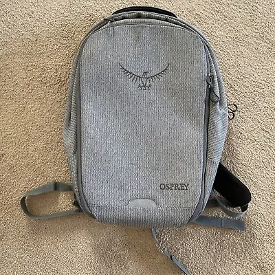 Osprey Cyber Port Backpack Laptop Tablet Daypack Travel Gray Bag • $35