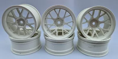 RC Car 1/10 Drift Rim 3mm 6mm 9mm OFFSET Wheel Y SPOKE White • £8.49