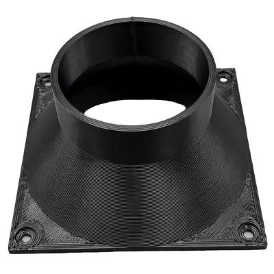 £6.90 • Buy 120mm Fan Duct Adaptor Shroud To 3  Vent For Flexible Ducting Pipe