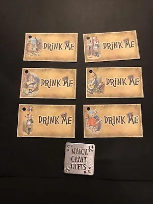 £2.99 • Buy 6 Drink Me Tags  - Mad Hatters Tea Party Wedding/birthday Decorations