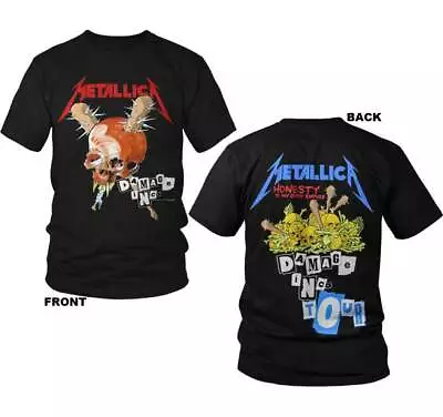 METALLICA Cd Lgo DAMAGE INC. Official SHIRT XL New Master Of Puppets • $27.99