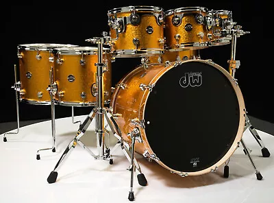 DW Performance Series 7pc Shell Pack Gold Sparkle • $4337