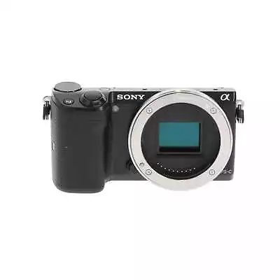 Sony NEX-5T Mirrorless Camera Body Black {16.1MP} With Battery And Charger • $199.99