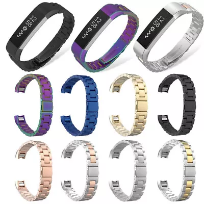 Replacement Stainless Steel Metal Watch Band Strap For Fitbit Alta & HR • $24.19