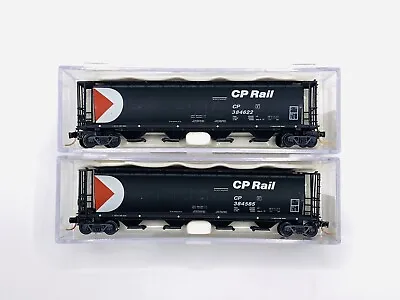 N Scale CP Rail Pac Man Cylindrical Hopper Set Wild Rose Railway Exclusive New • $79.98