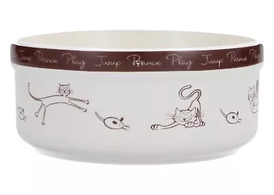 Mason Cash Cat Bowl JUMP PRANCE PLAY • £12