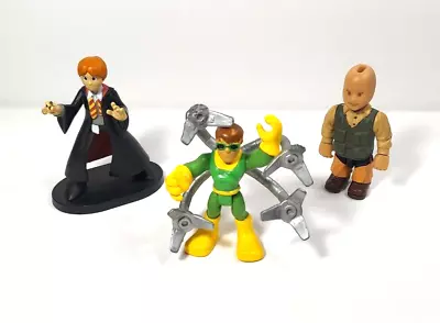 Lot Of 3 Figures Doctor Octopus Mighty World Military & Ron Harry Potter 2.5-3  • $12.99