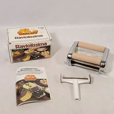 Marcato Atlas Raviolissima Ravioli Attachment Maker For Pasta Machine Vtg • $20.29