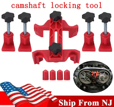 Universal Camshaft Dual Cam Clamp Alignment Timing Belt Gear Locking Tool Holder • $17.38