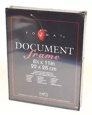 MCS Format 8.5x11  Document Frame Black Pack Of 3 *New* R21692 • $24.99