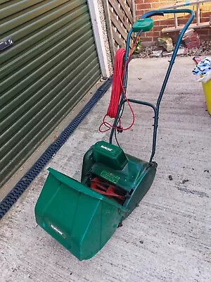 Qualcast Suffolk Punch 30 Electric Cylinder Mower Good Working Order • £16