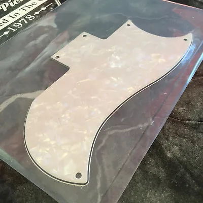 4 Ply White Pearl Pickguard For Gibson SG Standard '61 Reissue Made In USA • $36.99
