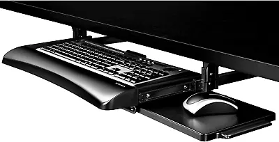 Office Suites Underdesk Keyboard Drawer Black/Silver (9140305) • $43.96