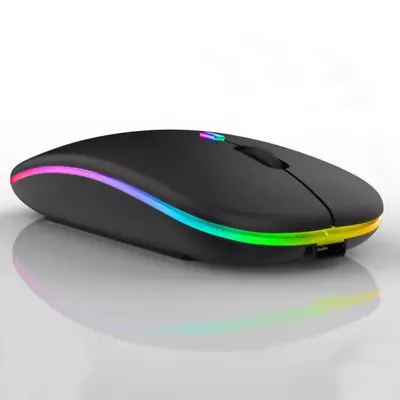 $12.95 • Buy AU Rechargeable Slim Wireless Mouse Bluetooth 5.1+ 2.4G Cordless For Laptop PC