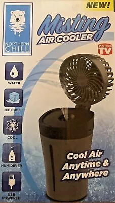 Northern Chill Rechargeable Misting Air Cooler Fan Gray/Black Games Outdoors... • $19.72