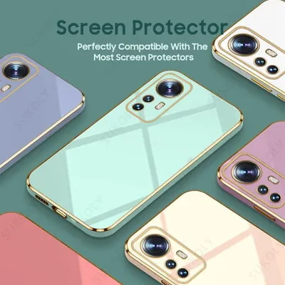 Case For Xiaomi Redmi Note 11 10 Pro 12T 11T 11 Lite Plating Soft Phone Cover • $7.14