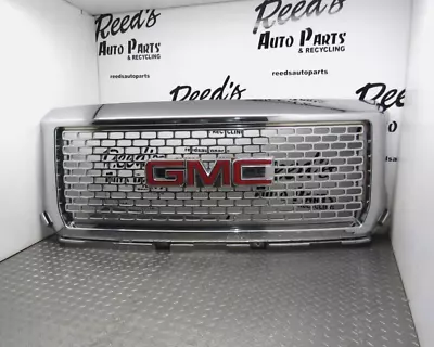 2014 2015 Gmc Sierra 1500 Denali Grille Used Oem • $310