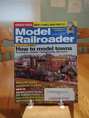 Model Railroader Magazine: March 2013  (RRR2).  • $1.75