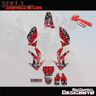 Reaper Red Graphics Kit Decals Fits 2005-2008 Honda Crf450R CRF 450 450R Shroud • $53.10