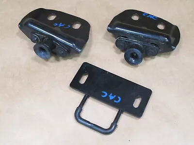 🥇97-04 Chevrolet Corvette C5 Targa Top Lock Latch Bracket Striker Set Oem • $53.31