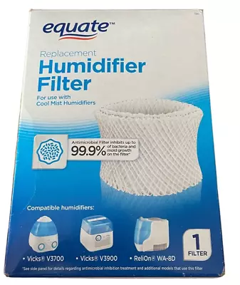 Equate Replacement Humidifier Filter HEQWF2 Antimicrobial Vicks New • $9.99