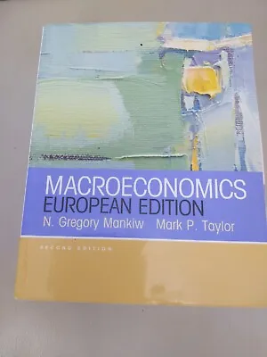 Macroeconomics (European Edition) By N. Gregory Mankiw (Paperback 2014) • £20