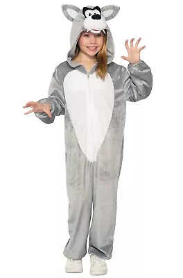 Unisex  Wolf Jumpsuit Child Costume Medium (8-10) • $24.70