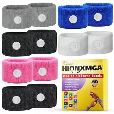 HIONXMGA Motion Sickness Bands/Acupressure Nausea Wristband For NauseaSea Sic... • $12.99