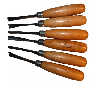 6 MILLERS Falls WOOD Carving CHISELS • $15