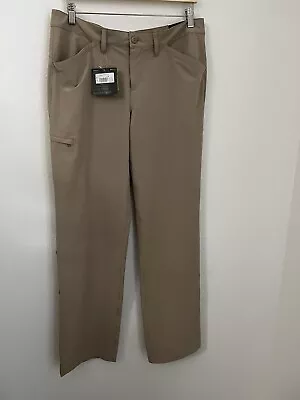 Eddie Bauer Women’s Tan Adventurer Convertible Hiking Travel  Pants 10 New • $31