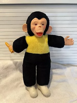 Antique Monkey Plush Animal Stuffed! 1960s! Great Condition! • $25