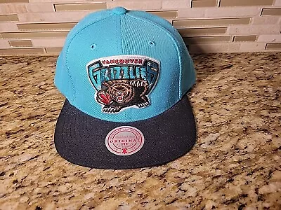 Vancouver Grizzlies Hat Cap Mitchell & Ness Snapback NBA Basketball Adjustable • $32.92