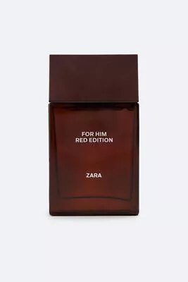 ZARA FOR HIM RED EDITION EAU DE PARFUM 100ML (3.38 FL OZ) Sealed Brand New • $85.73