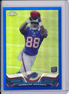 Marquise Goodwin 2013 Topps Chrome Blue Refractor Rookie Card Rc 026/199 • $1.99
