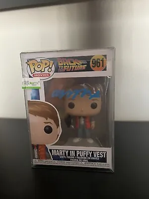 Michael J Fox Signed  Back To The Future  Marty McFly Funko Pop #961 Beckett • $479