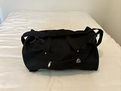 Everest Black Sports Gym Duffle Travel Bag Large • $7.35