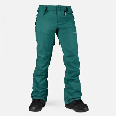 New Volcom Womens Species Stretch Snowboard Pants Small Spruce • $134.96