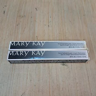 MARY KAY FACIAL HIGHLIGHTING PEN SHADE 4 Full Size New In Box Set Of 2 • $7.99