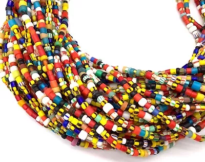 Amazing Vintage Akan Ghana Spring Melody African Glass African Trade Beads • $4.99