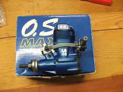 Os Max .46 La Blue Rc Airplane Engine Plus Extras • $150