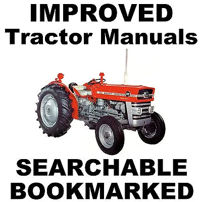 Massey Ferguson TRACTORS MF 148 & 135 Perkins Service Repair Manuals - 539 PAGES • $10.79