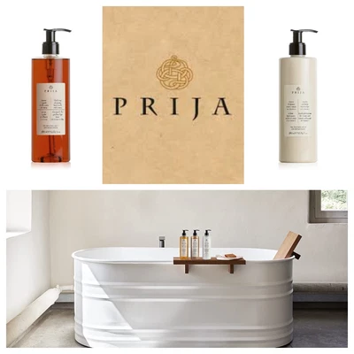 £27 • Buy Prija Hand Wash With Ginseng & Body Lotion With Vitamin E (2 X 380ml) - NEW