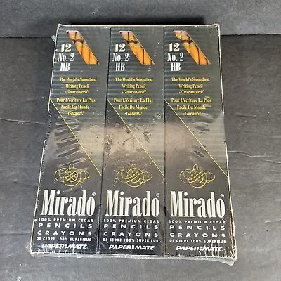 Mirado No2 Pencils 100% Premium Cedar Unopened Papermate 72 Pieces New Quality • $54.17