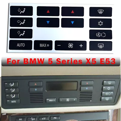 For BMW E39 E53 525i 530i 540i M5 X5 Climate A/C Control Buttons Sticker Decals • $9.02