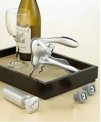 Metrokane Rabbit Corkscrew & Wine Opener/Preserver 5-Piece Set • $15.25