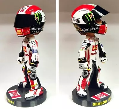 MotoGP  Marco Simoncelli  Handmade Figure  2011 • $110