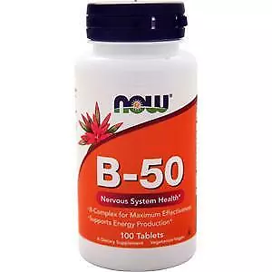 Now B-50 Complex  100 Tabs • $10.17