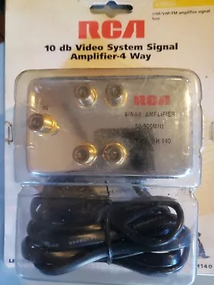 RCA 10db Video System Signal Amplifier-4 Way. Open Box..never Opened Or Used. • $24.59