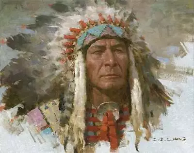 Z. S. Liang - Leader Of The Tribe - S/N Canvas Giclee - Signed - MINT • $295