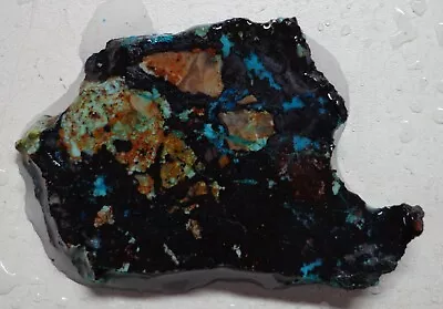 WRG- Chrysocolla  Malachite In Tenorite Slab 13 Grams Arizona Lapidary Rough • $1.99